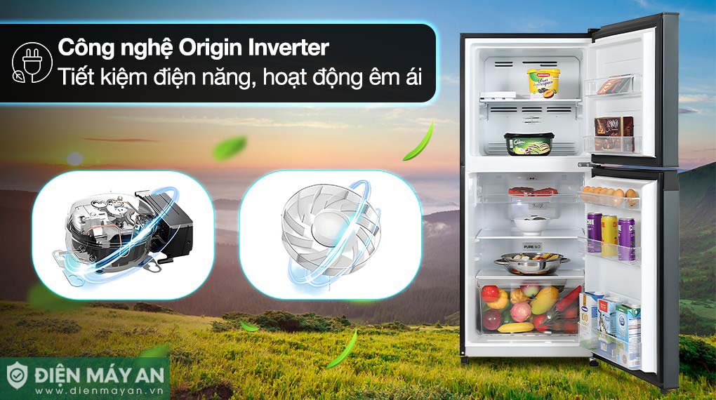 Tủ Lạnh Toshiba Inverter 180 Lít GR-RT234WE-PMV(52) - công nghệ tiết kiệm điện